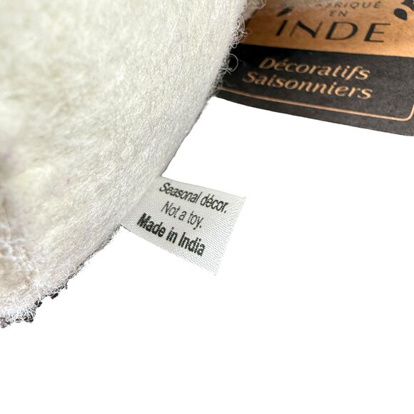 Halloween Felt Happy Ghost Pink BOO Banner 8" Weighted Greeter Sitter Decor NEW - Picture 7 of 10